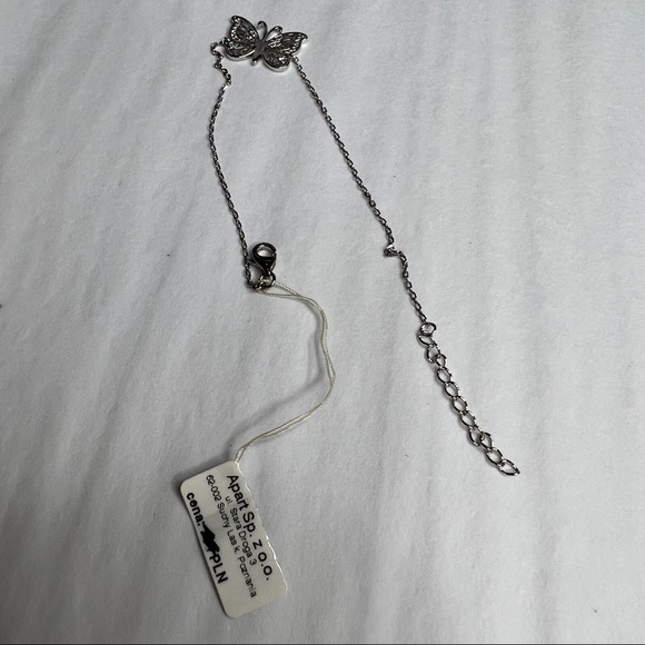 925 Silver Crystal Butterfly Bracelet - Picture 5 of 5